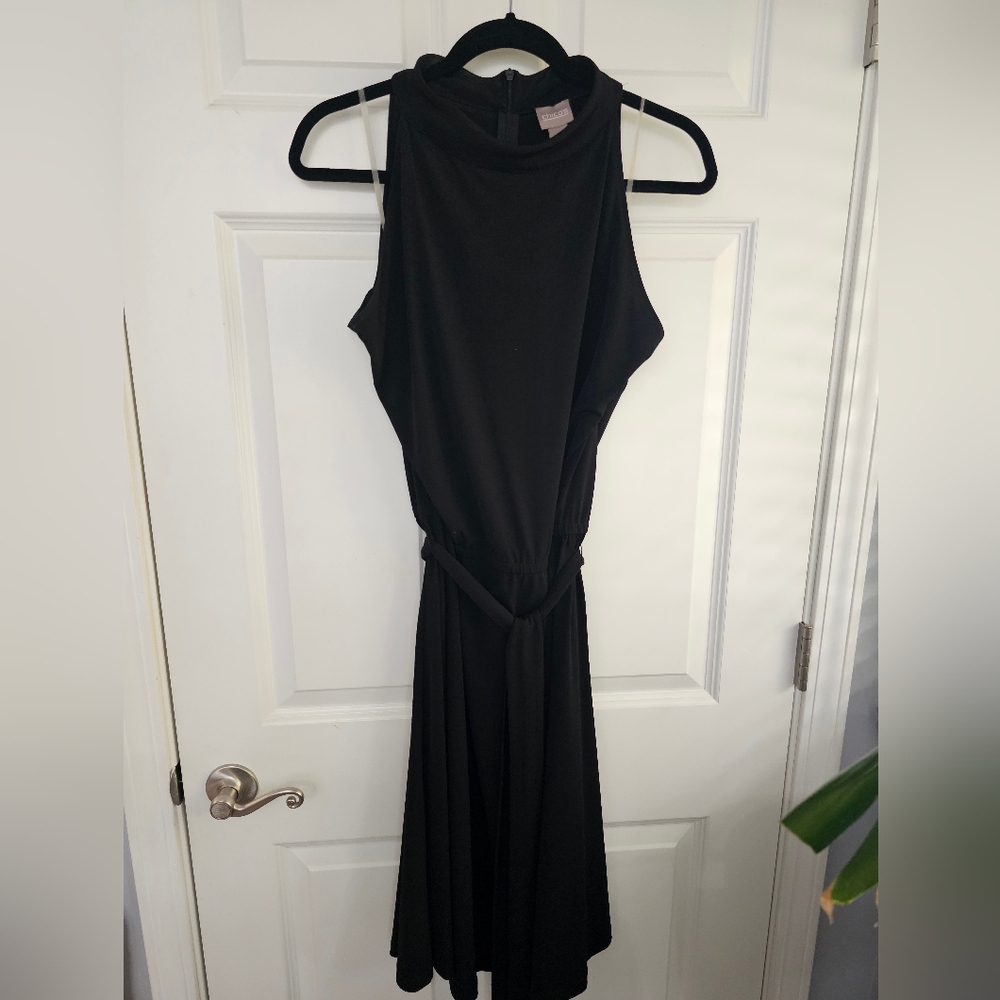 Chico's Classic Black Midi Dress